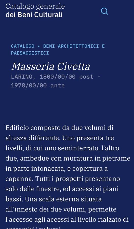 Casale La Civetta Bed & Breakfast Larino Bagian luar foto
